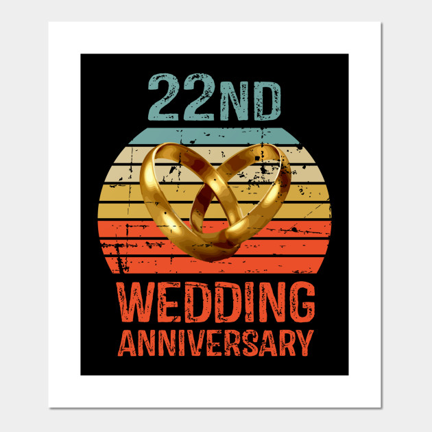 22nd-wedding-anniversary-22nd-wedding-anniversary-posters-and-art